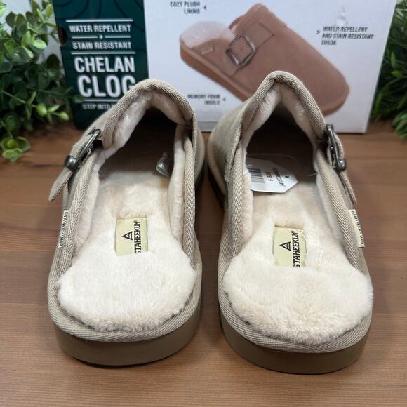 Staheekum Women's Chelan Memory Foam Slip On Clogs Beige Size 9 - Picture 4 of 6
